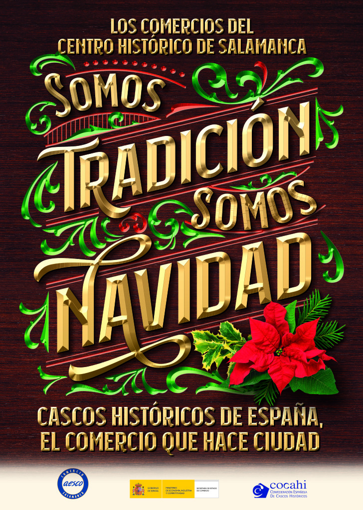 Cartel Somos tradición, somos Navidad